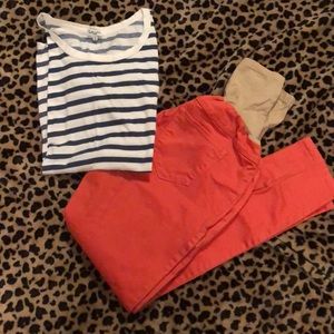 Maternity Coral Skinny Jeans